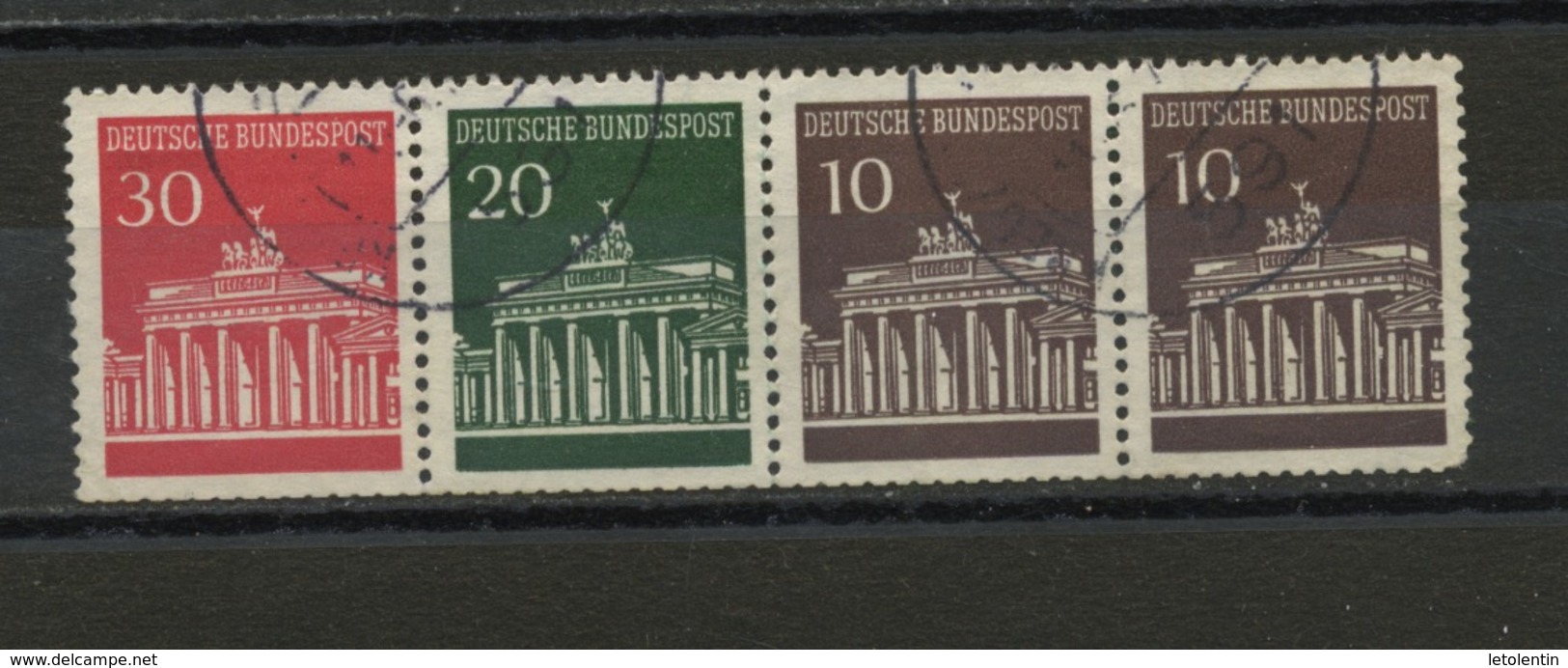 RFA: BRANDEBOURG - N° Yvert 368+369+370 Obli. - Used Stamps