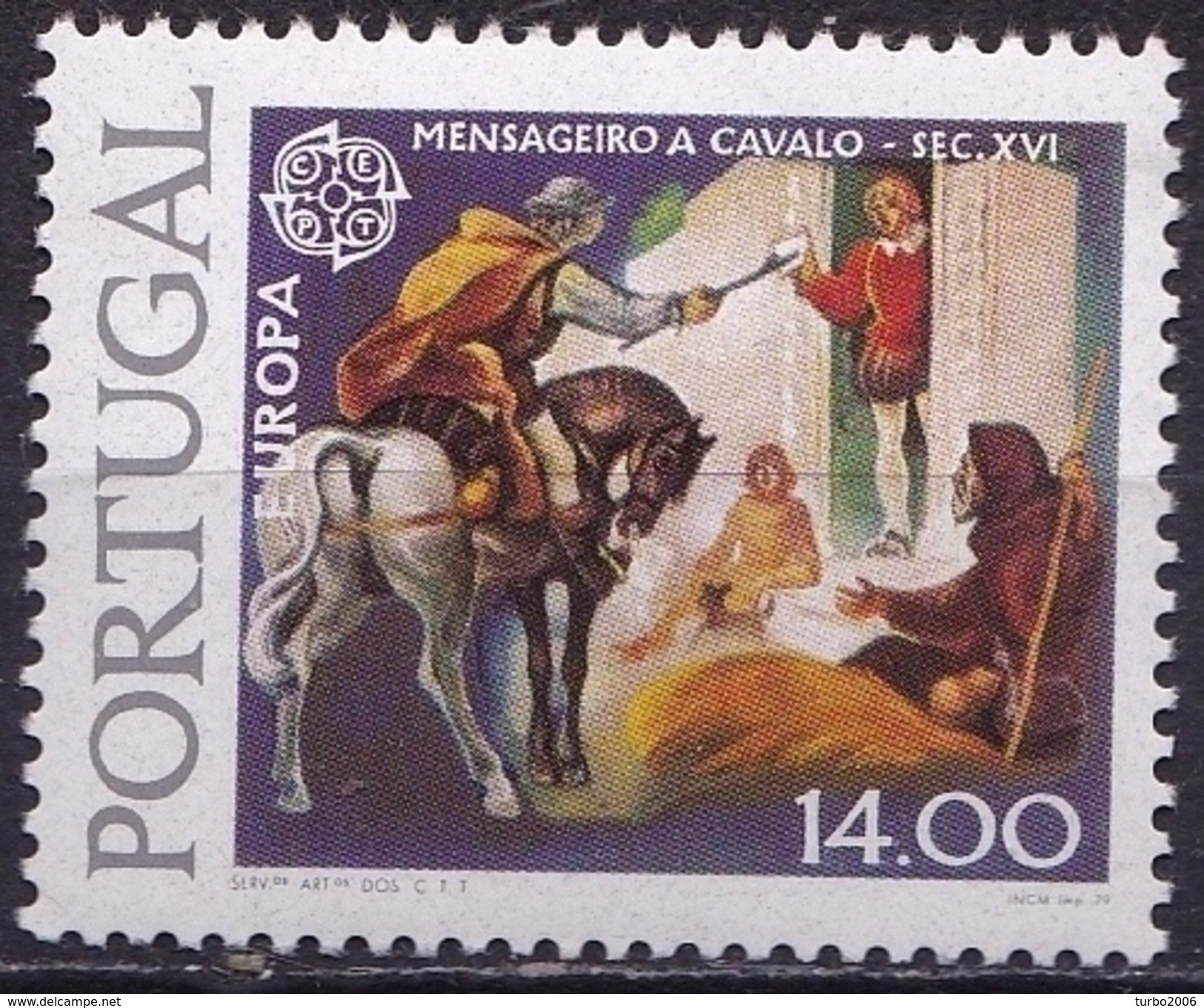 Portugal 1979 Europe CEPT History Of The Post 14.00 Michel 1441 X MNH - Ungebraucht