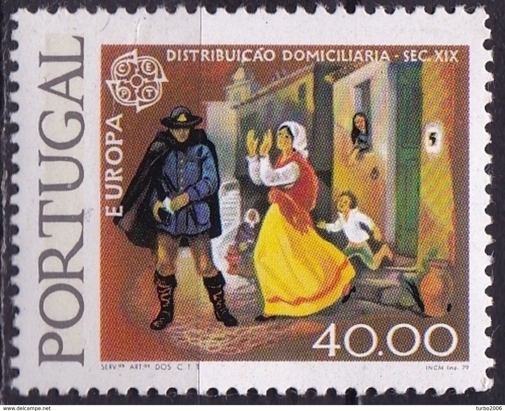 Portugal 1979 Europe CEPT History Of The Post 40.00 Michel 1442 Y MNH - Ungebraucht