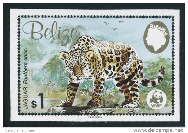 Neuf Sans Charni&egrave;re N&deg; 650/53, WWF, Le Jaguar, La S&eacute;rie De 4 Valeurs ND, T.B. - Autres & Non Classés