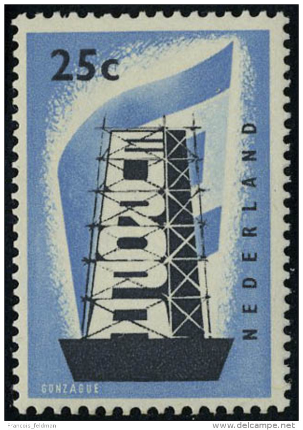 Neuf Sans Charni&egrave;re N&deg; 659/60, La Paire Europa 1956 T.B. - Sonstige & Ohne Zuordnung