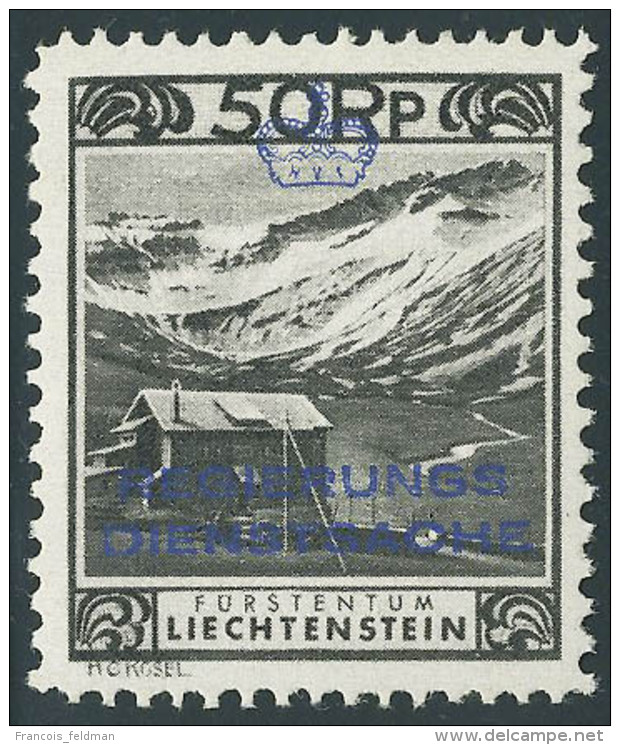 Neuf Sans Charni&egrave;re N&deg; 5 + 6, 35 Et 50 RP Dentel&eacute; 11 1/2 X 10 1/2, T.B. Cat. Suisse 350 FS - Autres & Non Classés