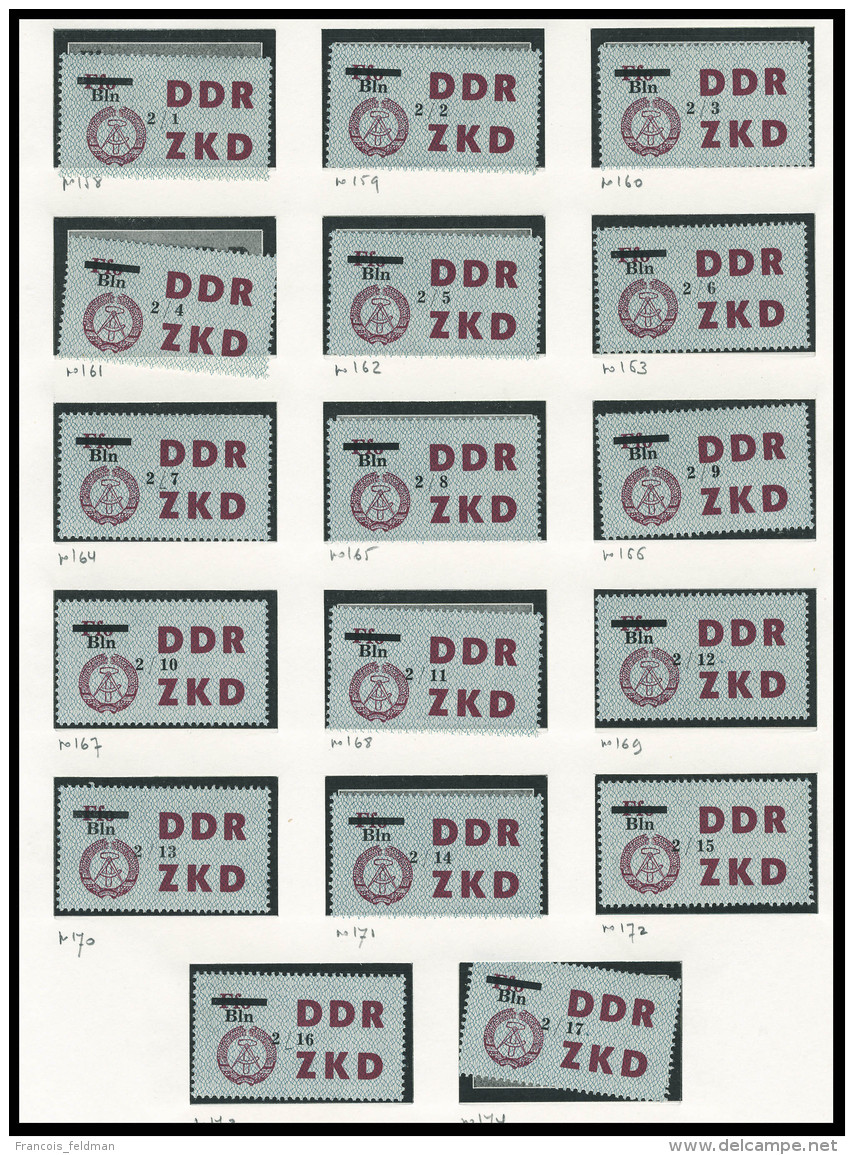 Neuf Sans Charni&egrave;re N&deg; 46/60. La S&eacute;rie Compl&egrave;te De 84 Valeurs. Michel 46/60. T.B. Rare. - Other & Unclassified