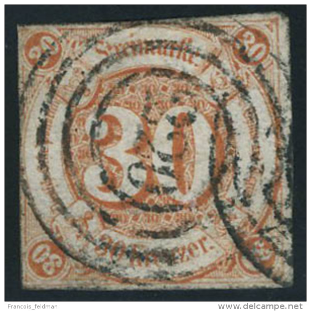 Oblit&eacute;r&eacute; N&deg; 41, 30k Orange, T.B. - Other & Unclassified