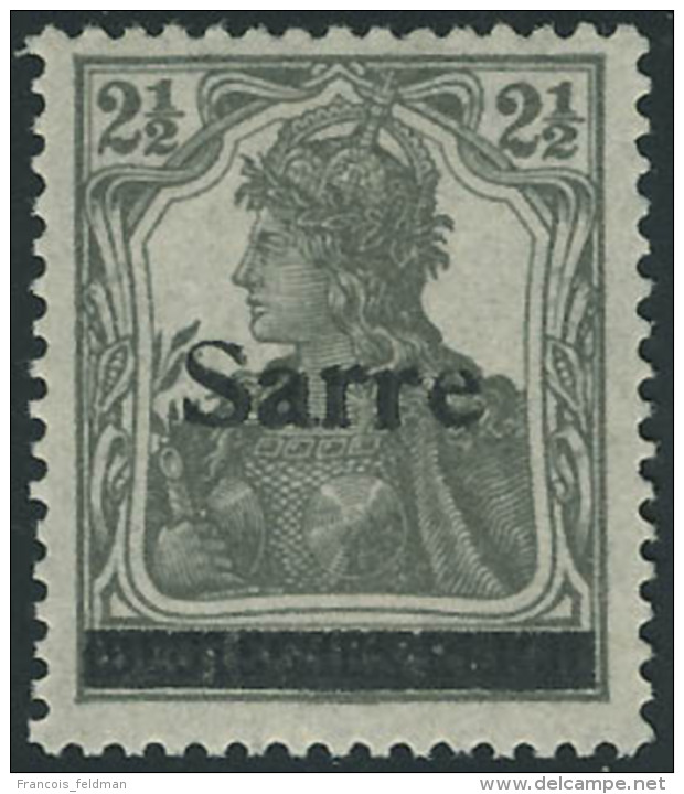 Neuf Sans Charni&egrave;re N&deg; 2A. 2 1/2pf Gris-olive, 2&egrave;me Tirage, Michel N&deg; 2a II. Superbe,... - Sonstige & Ohne Zuordnung