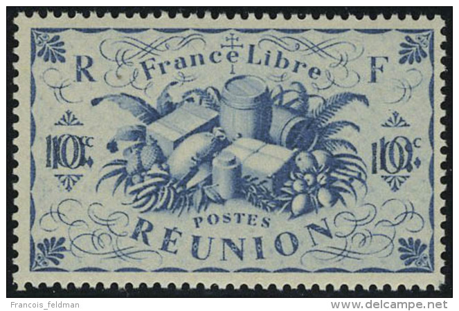 Neuf Sans Charni&egrave;re N&deg; 234a, 10c Bleu Double Impression De La Valeur, T.B. - Sonstige & Ohne Zuordnung