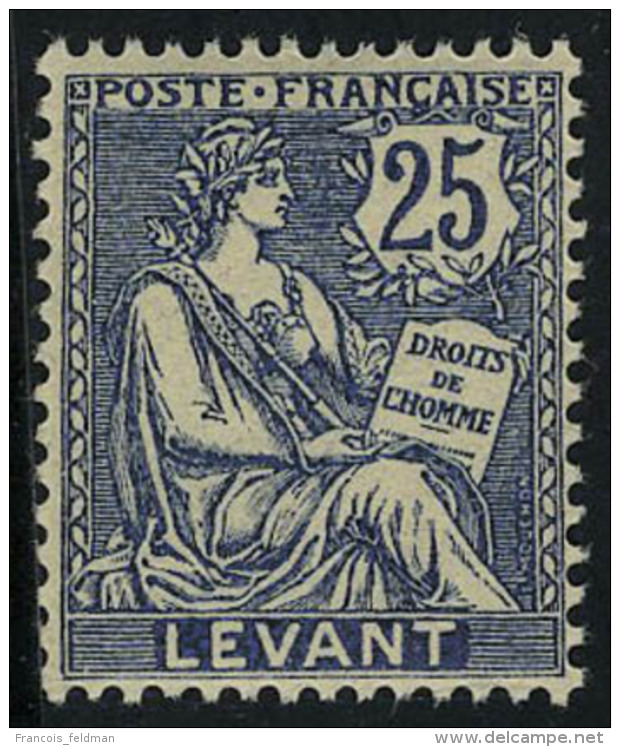 Neuf Sans Charni&egrave;re N&deg; 24, 25c Bleu T.B. - Other & Unclassified