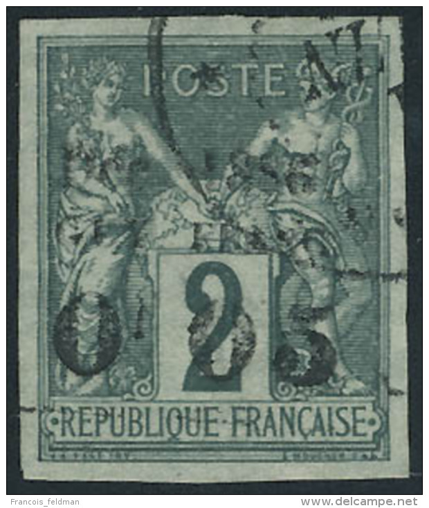 Oblit&eacute;r&eacute; N&deg; 1a. 005 S/2c, Vert, T.B. Sign&eacute; Champion. - Other & Unclassified