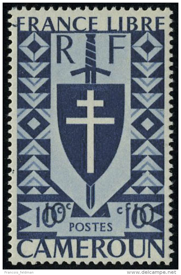 Neuf Sans Charni&egrave;re N&deg; 250a, 10c Bleu Double Impression De La Valeur, T.B. Maury - Autres & Non Classés