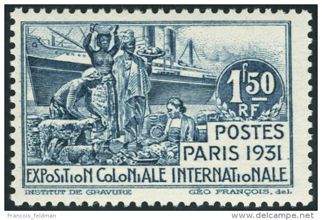 Neuf Sans Charni&egrave;re N&deg; 152a, 1.50 Expo 1931 Sans Cameroun, T.B. - Other & Unclassified