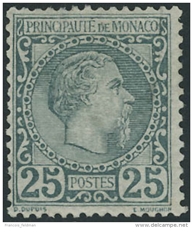 Neuf Avec Charni&egrave;re N&deg; 6. 25c Vert, Infime Pelurage, Aspect T.B. - Andere & Zonder Classificatie