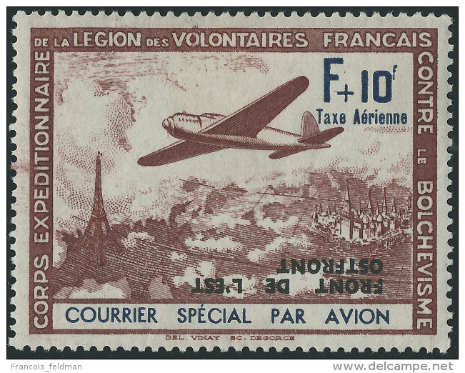 Neuf Avec Charni&egrave;re N&deg; 4/5. Les 2 Valeurs Surcharge Renvers&eacute;e, T.B. Rare. - Other & Unclassified