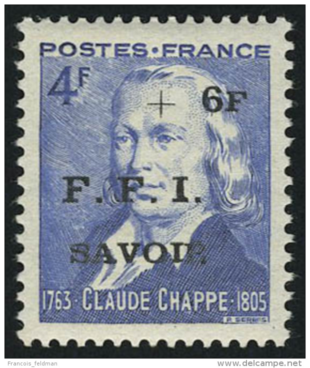 Neuf Avec Charni&egrave;re CHAMBERY N&deg; 14C, 4f + 6f Chappe, Cl, T.B. Sign&eacute; Brun - Other & Unclassified