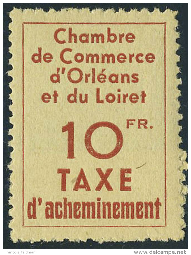 Neuf Sans Charni&egrave;re N&deg; 2/3, La Paire Chambre De Commerce D 'Orl&eacute;ans, T.B. - Sonstige & Ohne Zuordnung