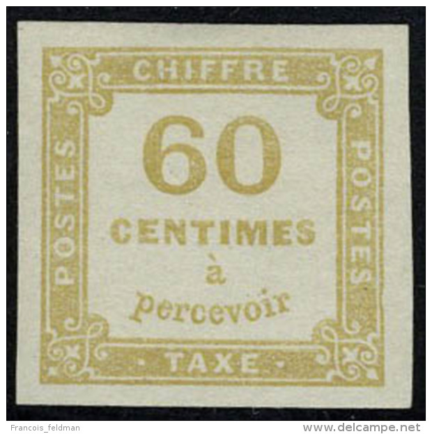 Neuf Avec Charni&egrave;re N&deg; 8, 60c Jaune Bistre, Superbe, Sign&eacute; Richter. - Other & Unclassified