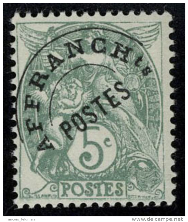 Neuf Sans Charni&egrave;re N&deg; 41a, 5c Type Blanc, Surcharge &agrave; Plat, T.B. - Other & Unclassified