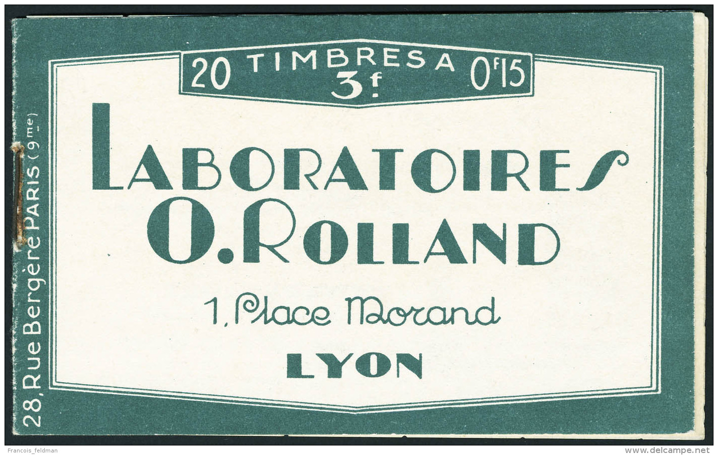 Neuf Sans Charni&egrave;re N&deg; 189-C2, 15c Brun, Pubs R&eacute;syl Et Asceine, Couv. Rolland, Gomme... - Other & Unclassified