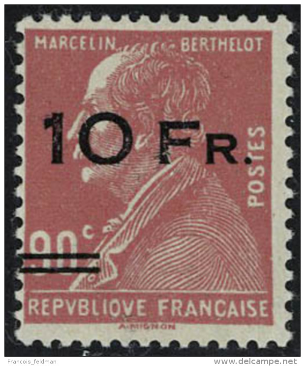 Neuf Avec Charni&egrave;re N&deg; 3b, 10f Sur 90c Ile De France Surcharge Espac&eacute;e, Cl, T.B. Sign&eacute; JF... - Other & Unclassified