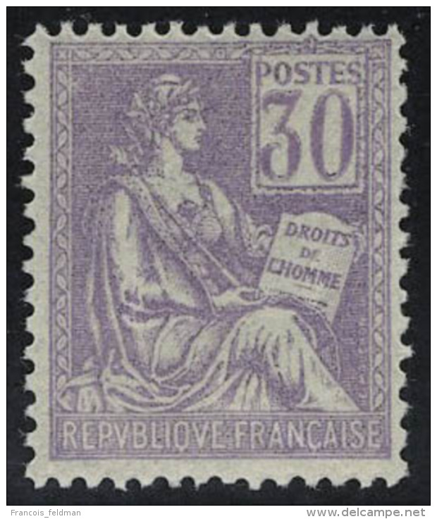 Neuf Sans Charni&egrave;re N&deg; 115, 30c Violet, Excellent Centrage, Superbe - Other & Unclassified