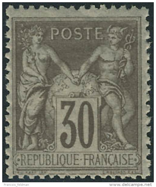 Neuf Sans Charni&egrave;re N&deg; 80 + 80a, Les 2 Nuances Du 30c, Type II, Dont N&deg; 80 Bdf. T.B. - Other & Unclassified