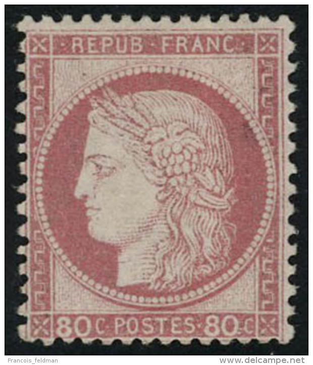 Neuf Avec Charni&egrave;re N&deg; 57, 80c Rose, Cl, T.B. - Other & Unclassified