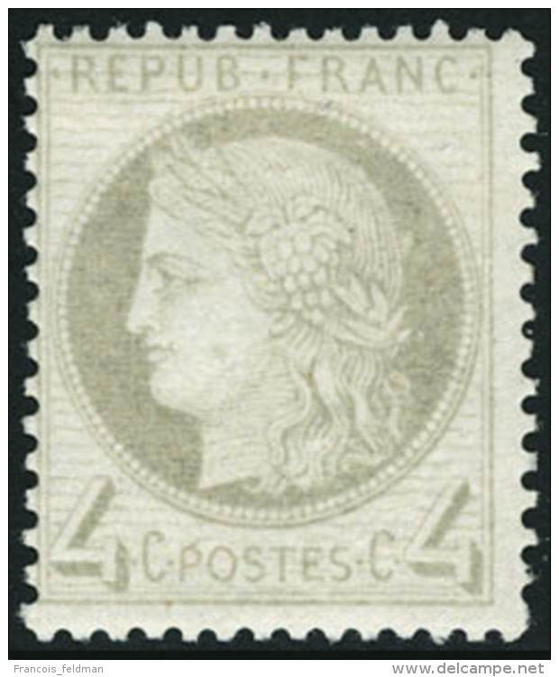 Neuf Avec Charni&egrave;re N&deg; 52, 4c Gris, Cl, Superbe. - Other & Unclassified