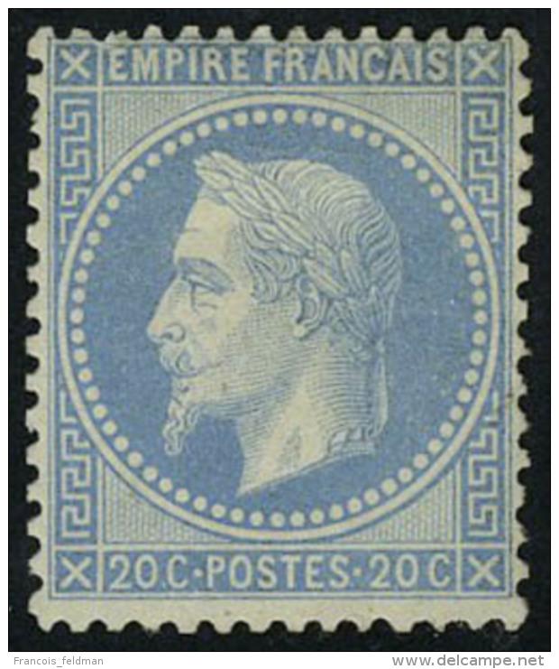 Neuf Avec Charni&egrave;re N&deg; 29B, 20c Bleu Type II T.B. - Autres & Non Classés