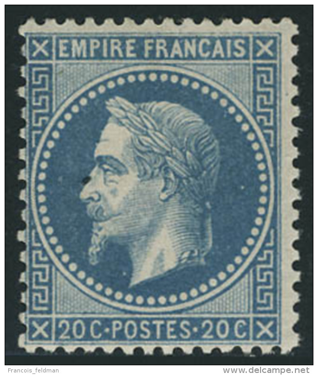 Neuf Avec Charni&egrave;re N&deg; 29B, 20c Bleu, Type II, T.B. - Autres & Non Classés