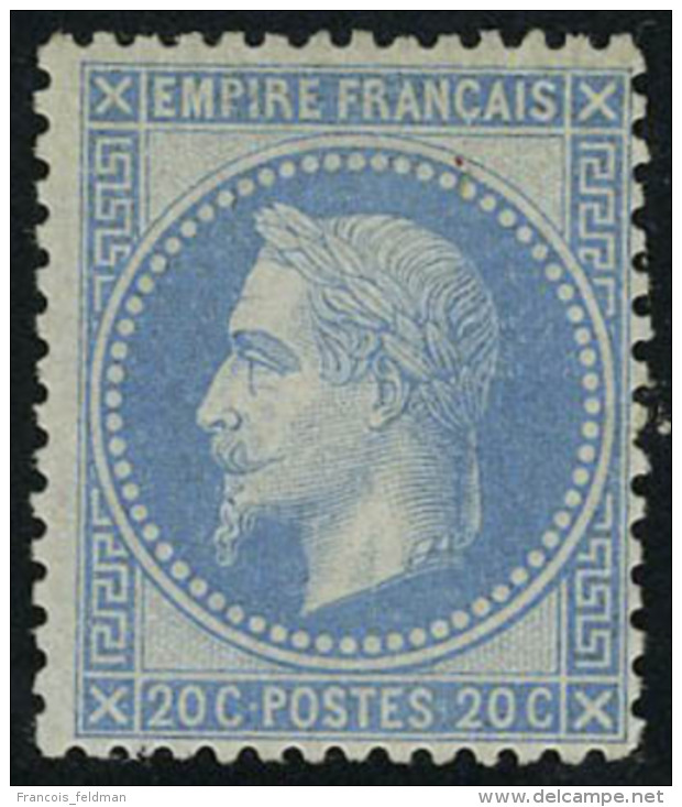 Neuf Avec Charni&egrave;re N&deg; 29A, 20c Bleu Type I T.B. Sign&eacute; A Brun - Autres & Non Classés