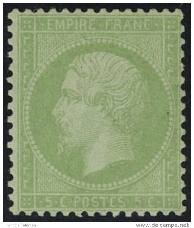 Neuf Avec Charni&egrave;re N&deg; 20, 5c Vert, Tr&egrave;s Frais, Cl, T.B. Sign&eacute; C&eacute;r&egrave;s - Sonstige & Ohne Zuordnung