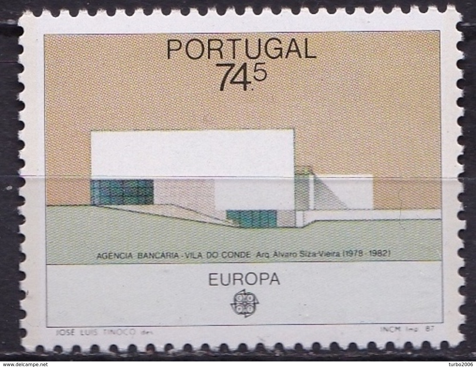 Portugal 1987 Europe CEPT Modern Architecture 74.50 Michel 1722 MNH - Ungebraucht