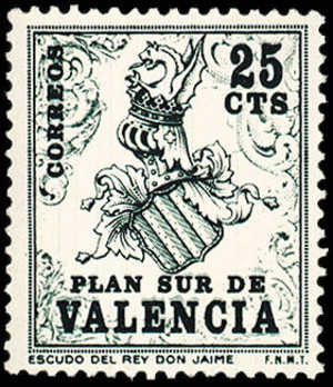 Plan Sur De Valencia 01 ** Escudo. 1963 - Nuevos