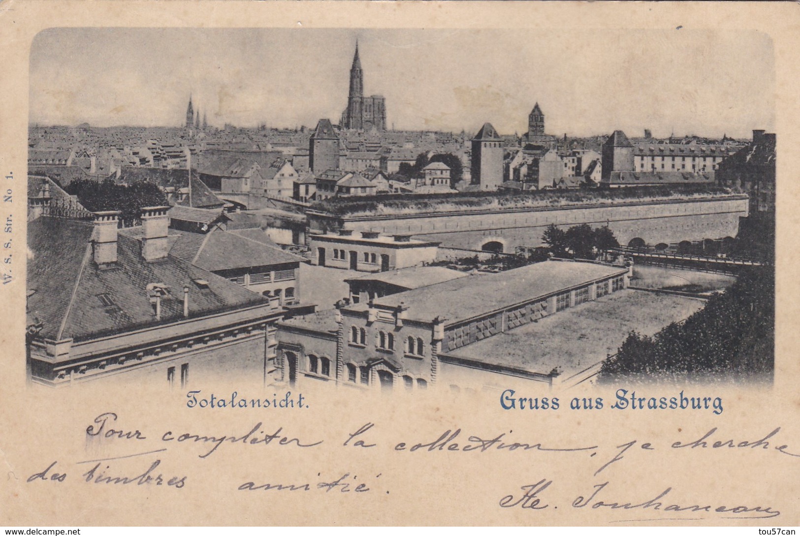 STRASBOURG - BAS-RHIN - (67) - CPA PRÉCURSEUR DE 1909. - Strasbourg