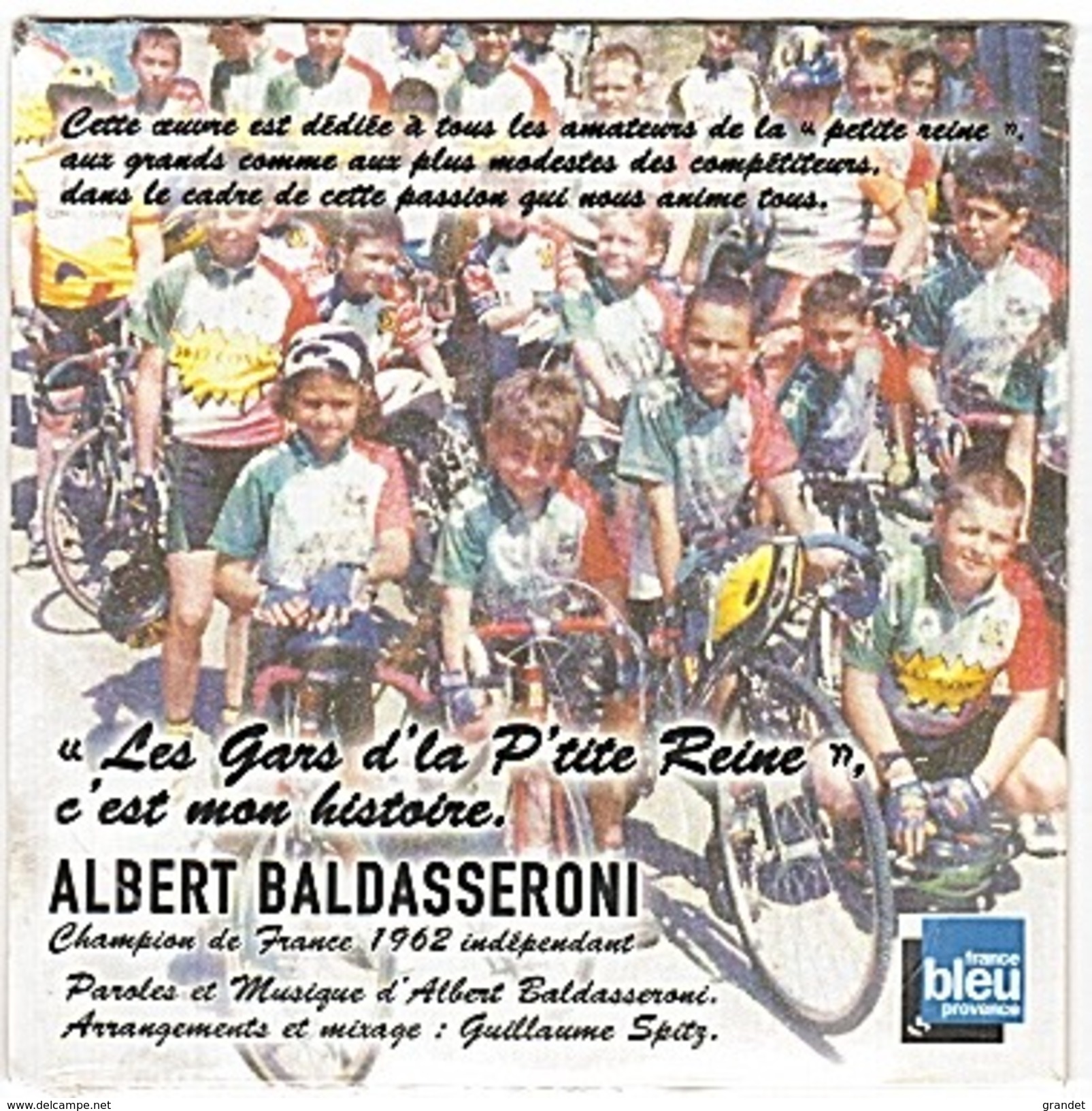 CYCLISME - BALDASSERONI - 1962 - CD  - SIMPLE SINGLE - CHAMPION DE FRANCE - - Editions Limitées