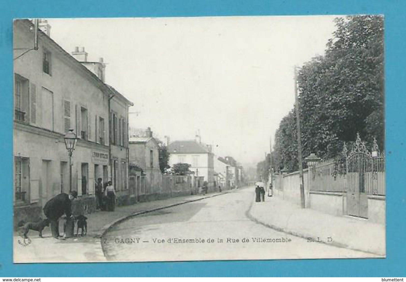 CPA 7 - Rue De Villemomble GAGNY 93 - Gagny