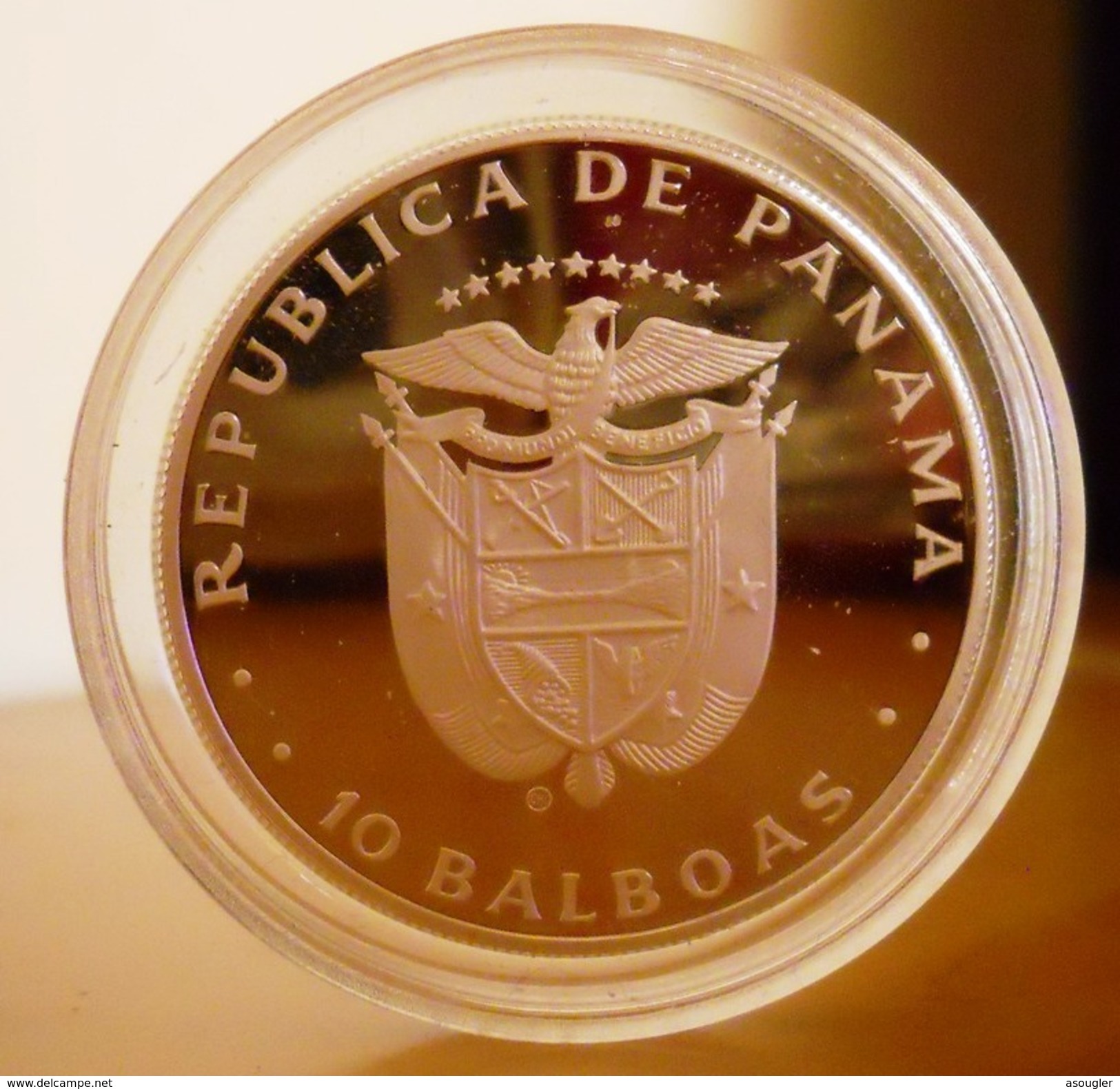 PANAMA 10 BALBOAS 1982 SILVER PROOF "International Year Of The Child" - Panamá