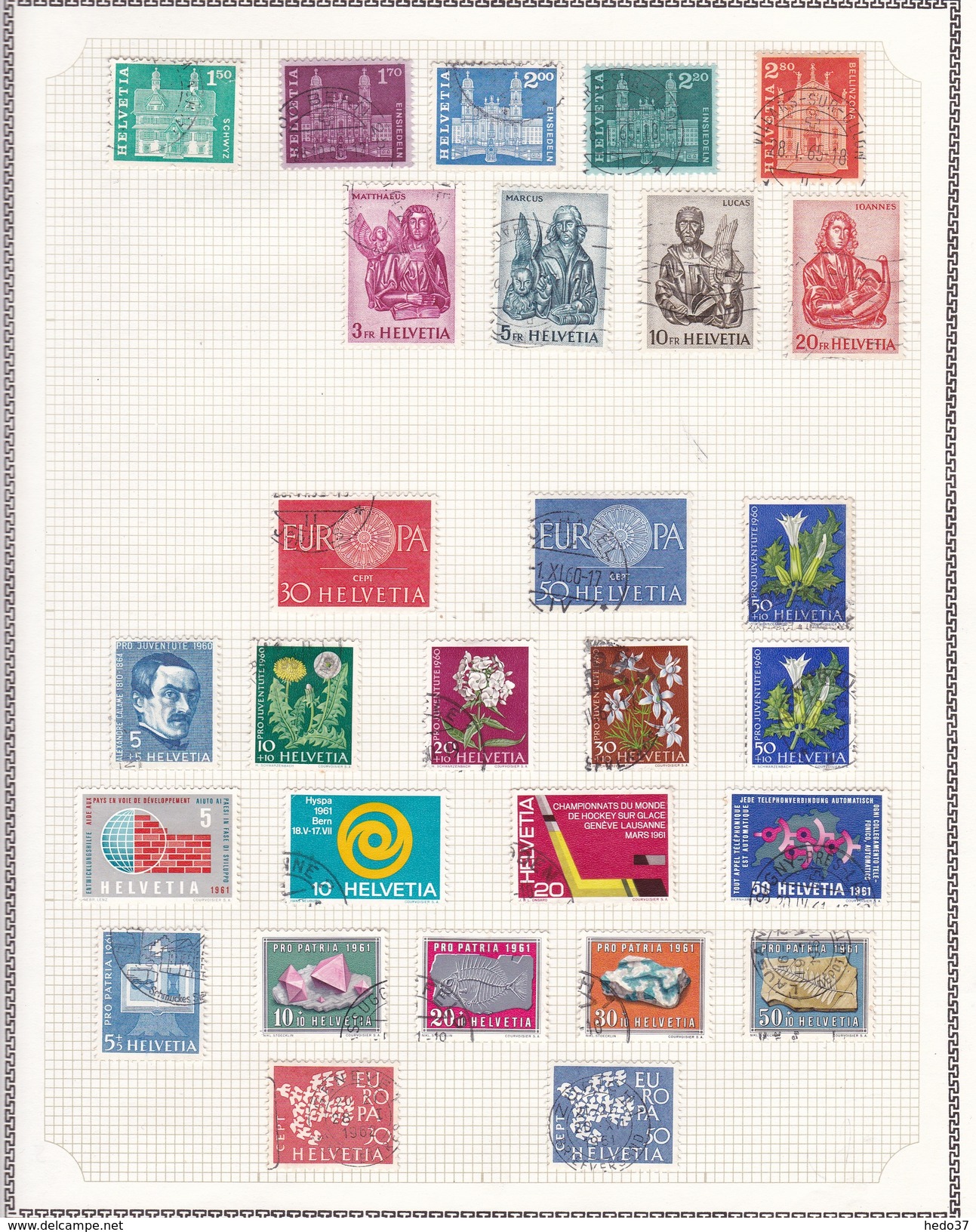 Suisse - Collection Vendue Page Par Page - Timbres Neufs * / Oblitérés - B/TB - Lotes/Colecciones