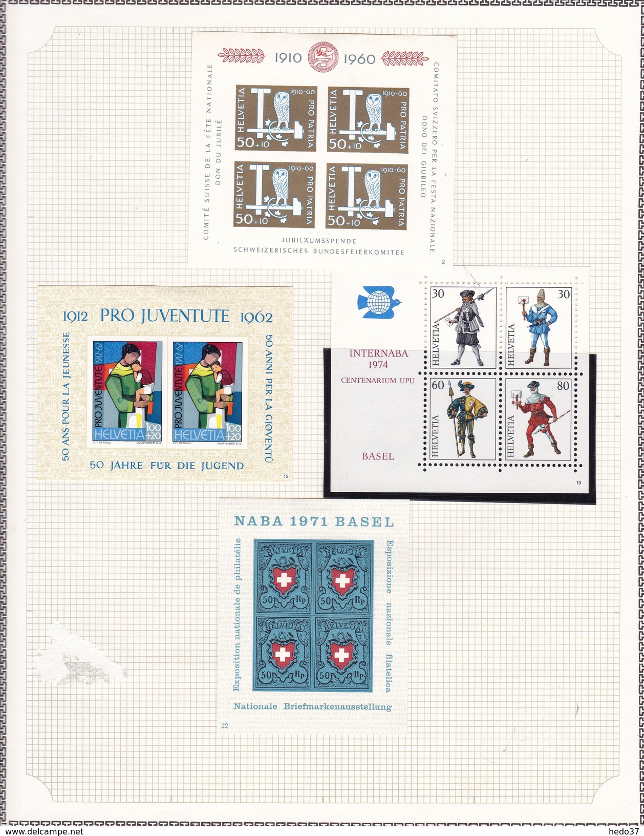 Suisse - Collection Vendue Page Par Page - Timbres Neufs * / Oblitérés - B/TB - Lotes/Colecciones