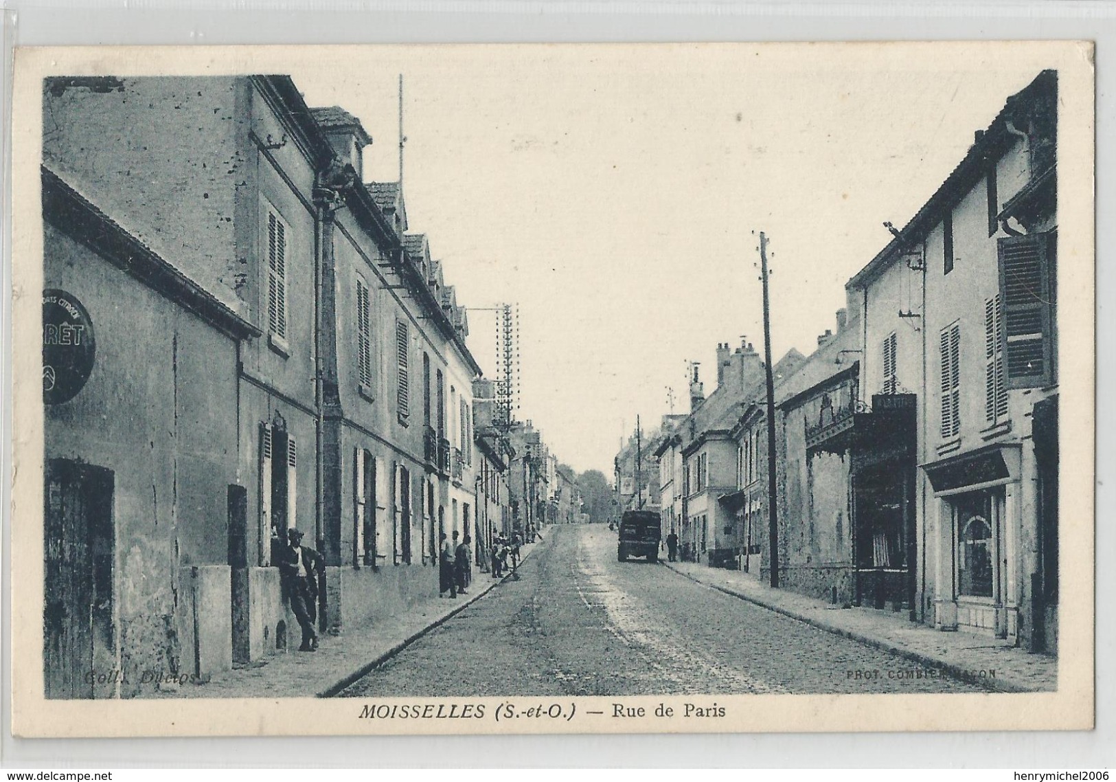 95 - Val D'oise - Moisselles Rue De Paris Animée - Moisselles