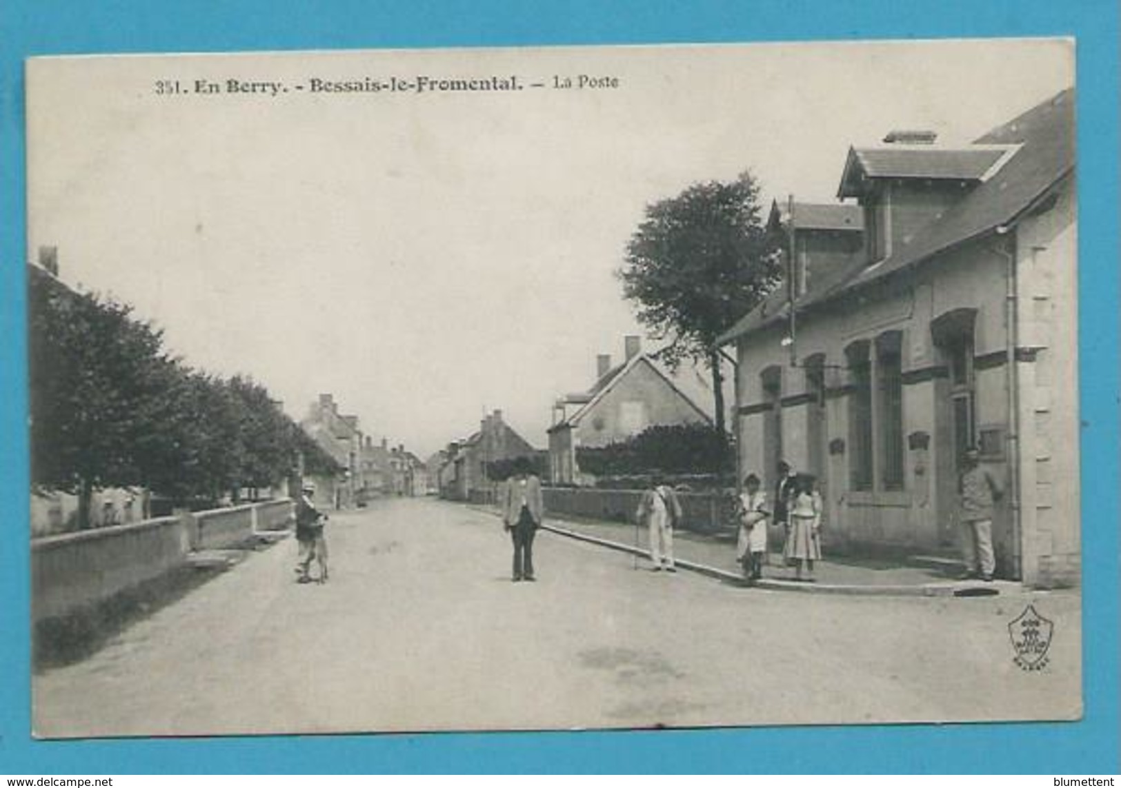 CPA 351 EN BERRY - La Poste BESSAIS-LE-FROMENTAL 18 - Sonstige & Ohne Zuordnung