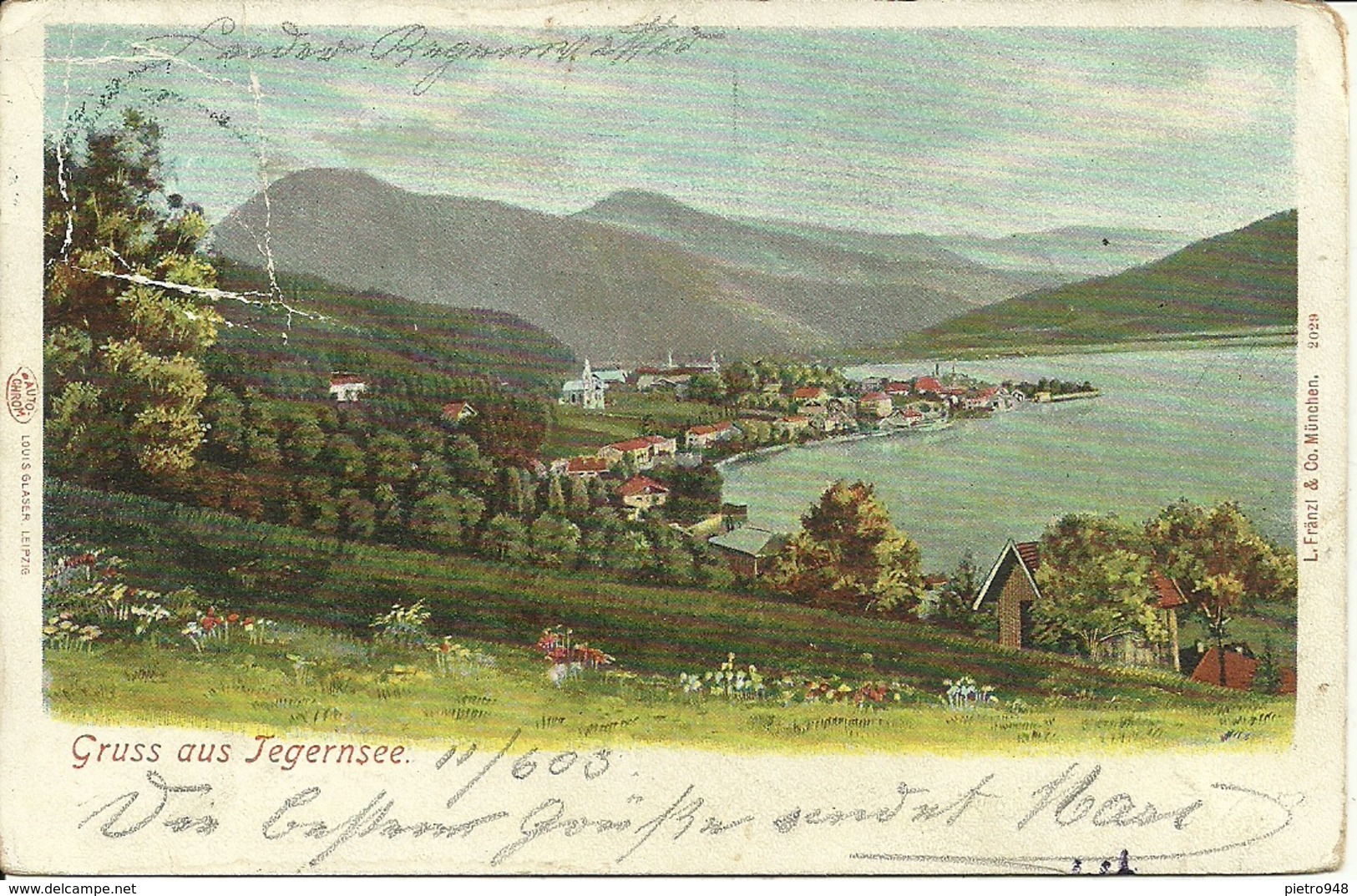 Tegernsee (Deutschland, Bayern) Ansicht, View, Vue, Panorama - Tegernsee