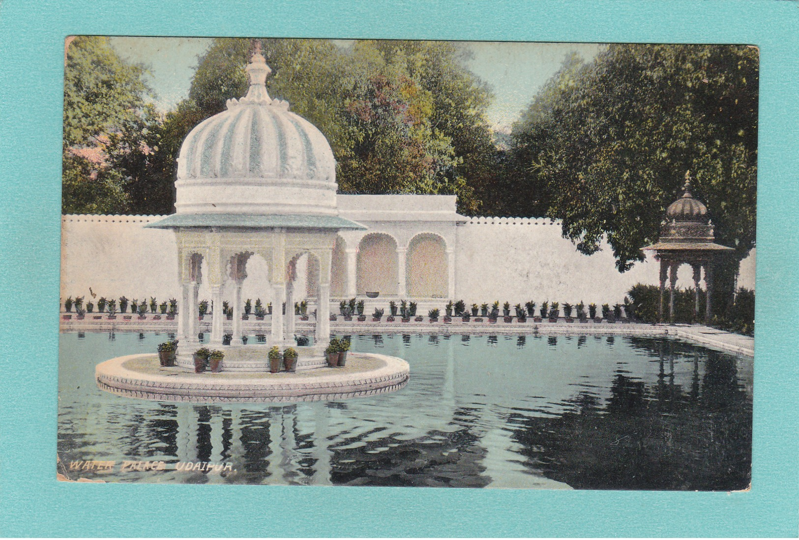 Old/Antique? Postcard Of Water Palace,Udaipur, Rajasthan, India.,Q64. - Inde