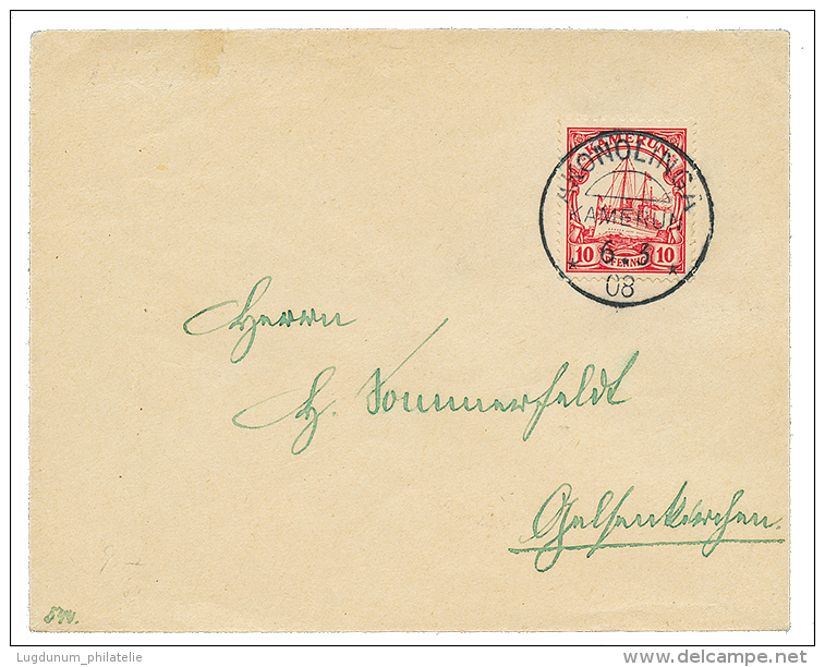 "AKONOLINGA" : 1908 10pf Canc. AKONOLINGA On Envelope To GERMANY. Signed BOTHE. Superb. - Andere & Zonder Classificatie