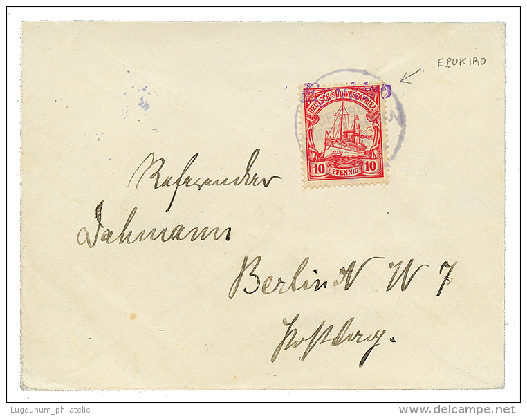 1906 10pf Canc. EPUKIRO In Violet On Envelope To BERLIN. Vf. - Sonstige & Ohne Zuordnung