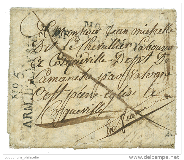 1810 N&deg;5 ARM. D'ILLYRIE Sur Lettre Avec Texte Dat&eacute;e "TRIESTE" Pour La FRANCE. 1&egrave;re Lettre Vue Avec N&d - Otros & Sin Clasificación