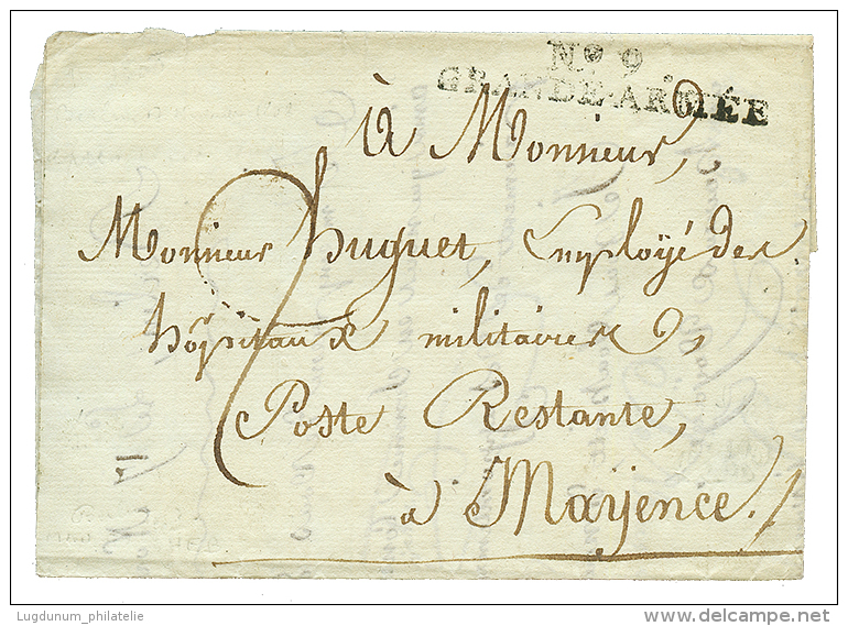 1808 N&deg;9 GRANDE ARMEE Sur Lettre Avec Texte De BERLIN Pour La FRANCE. TB. - Other & Unclassified