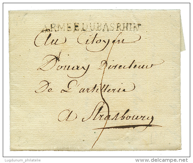 An 3 ARMEE DU BAS RHIN (grand DU) Sur Lettre Avec Texte De LANDAU Pour STRASBOURG. Superbe. - Otros & Sin Clasificación