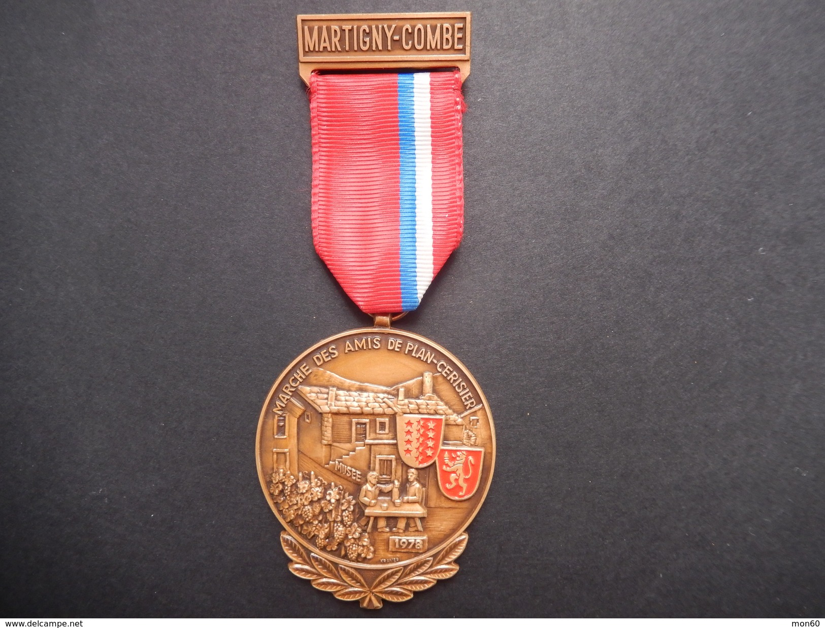 Medaglia Svizzera Martigny-Combe - Marche Des Amis De Plain-Cerisier - ME63 - Altri & Non Classificati