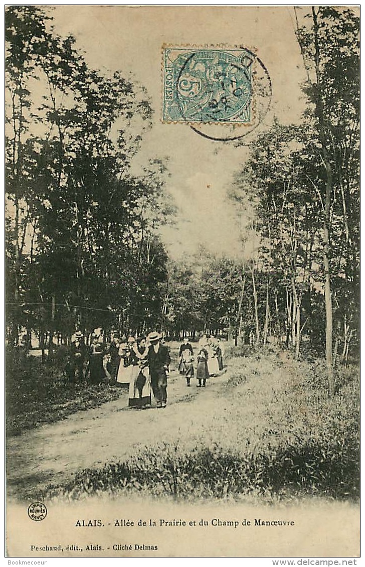 ALAIS  ALLEE DE LA PRAIRIE ET DU CHAMP DE MANOEUVRE - Alès