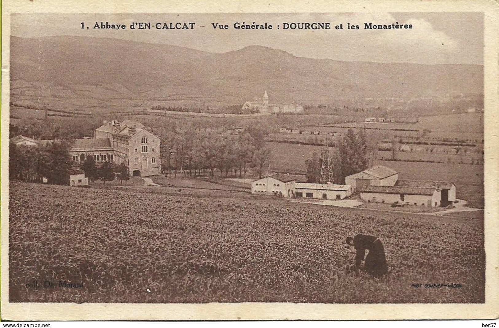 CPA Début 1900 : Abbaye D'En Calcat (81) - Vue Sur Dourgne Et Les Monastères - Dourgne